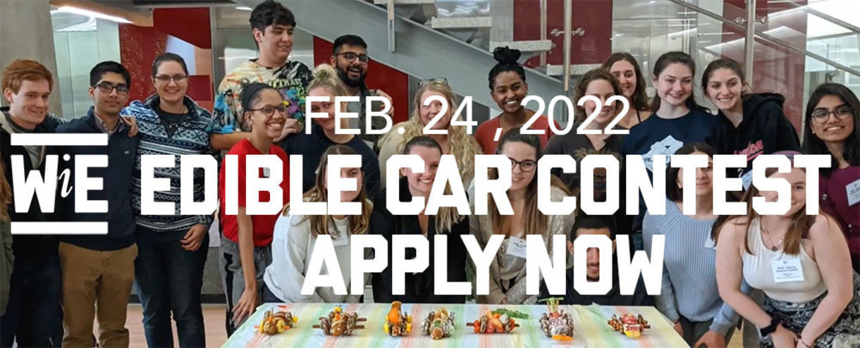 WiE Edible Car Contest - Apply Now
