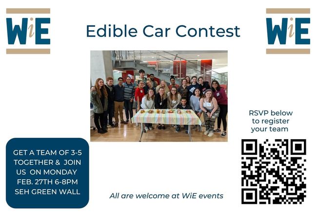 Edible Car Contest Flyer