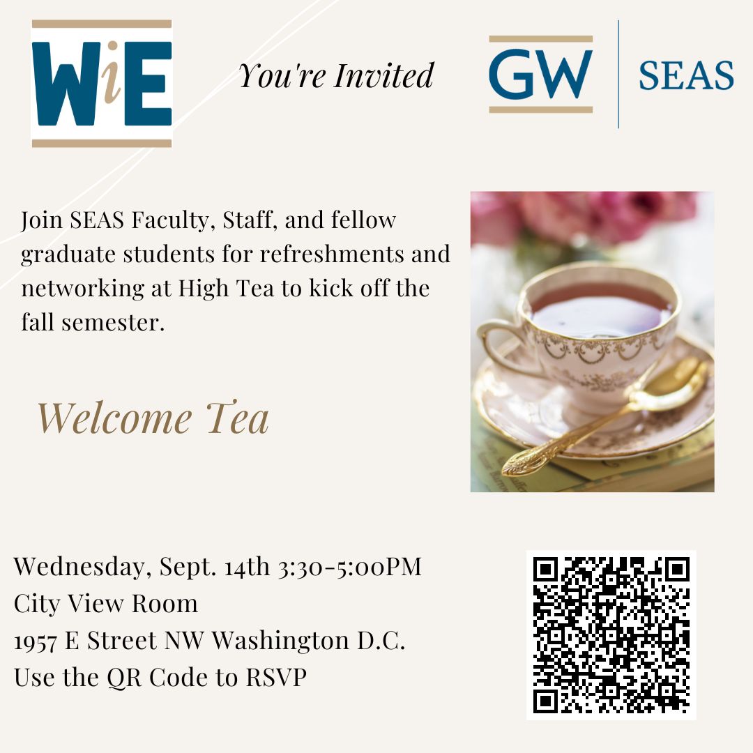 WiE Graduate Student Welcome Tea 